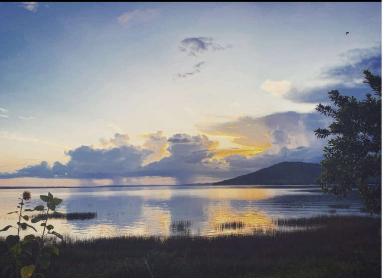 Atardecer en El Remate, Peten, Guatemala